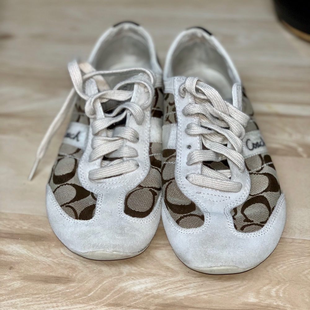 Coach Baylee sneaker cream and brown